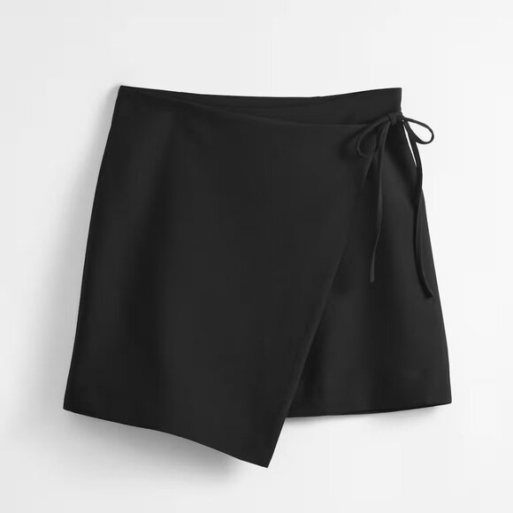 Tailored Mini Wrap Skirt - Picture 1 of 1